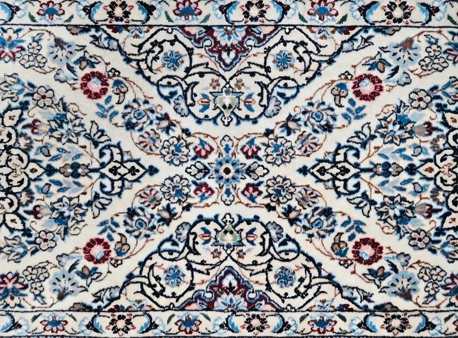 Handgeknoopt Perzisch wol Naïn tapijt loper fine 60x193cm, Persian, Perzisch, vintage, oosters, hype, 200 cm of meer, Www.hypepopup.nl