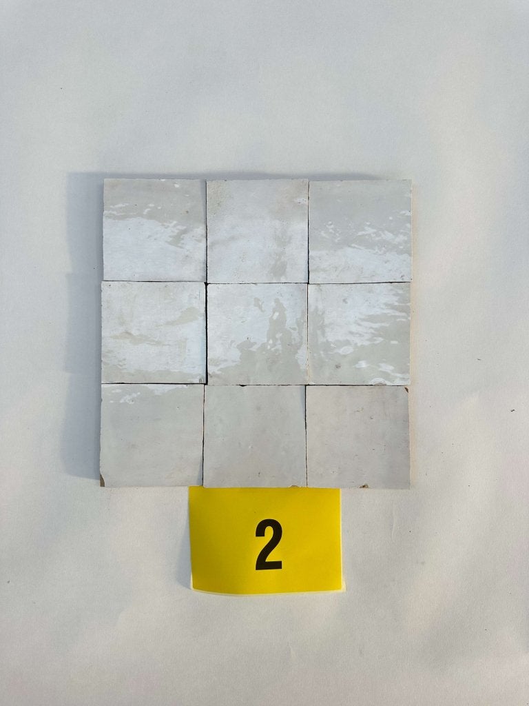Witte keramische tegels 10x10cm - ± 2m² – restpartij, Ophalen, Nieuw, Minder dan 20 cm, Minder dan 20 cm