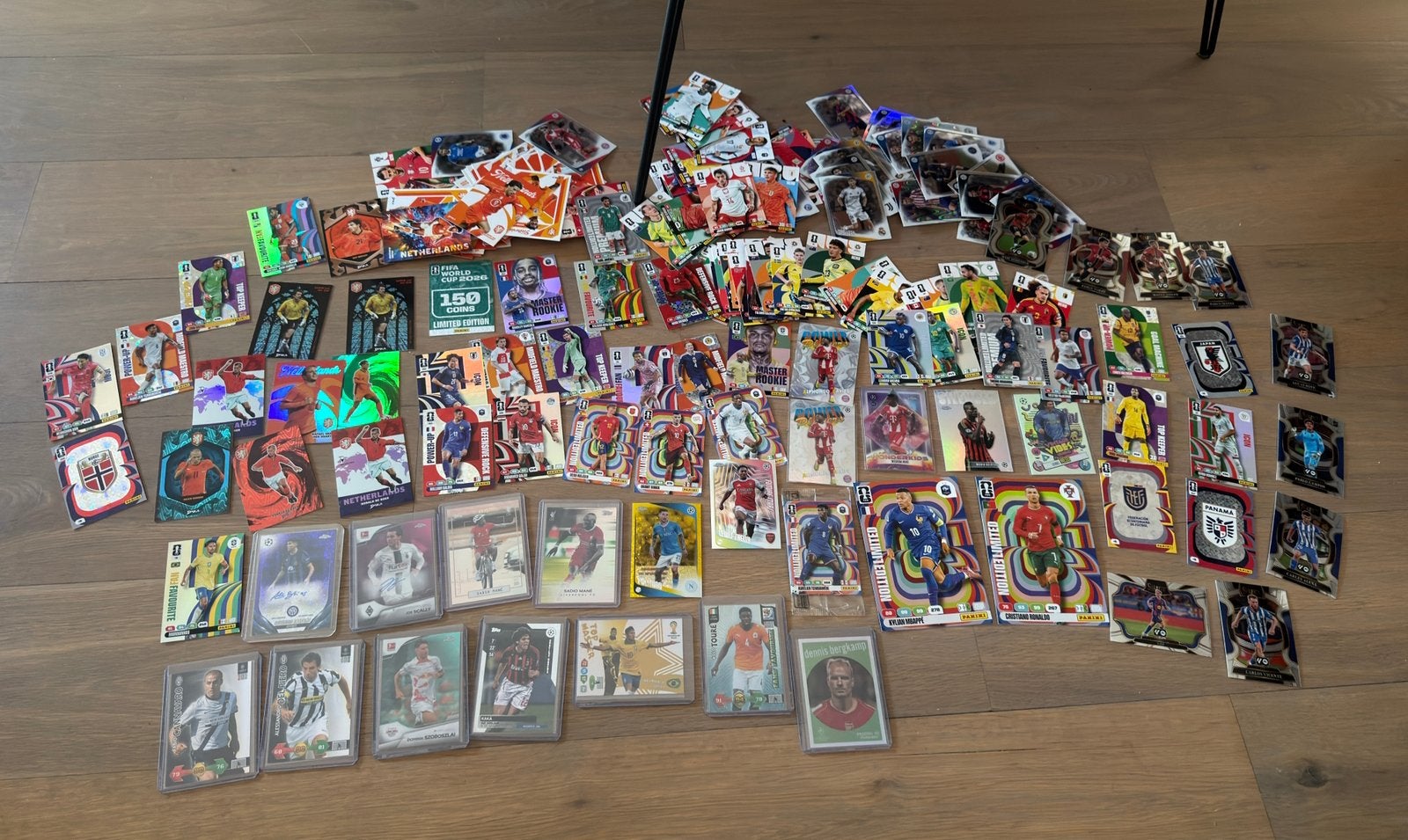 Grote verzameling voetbal kaartjes topps/panini, Ophalen of Verzenden, Zo goed als nieuw, Buitenlandse clubs, Poster, Plaatje of Sticker