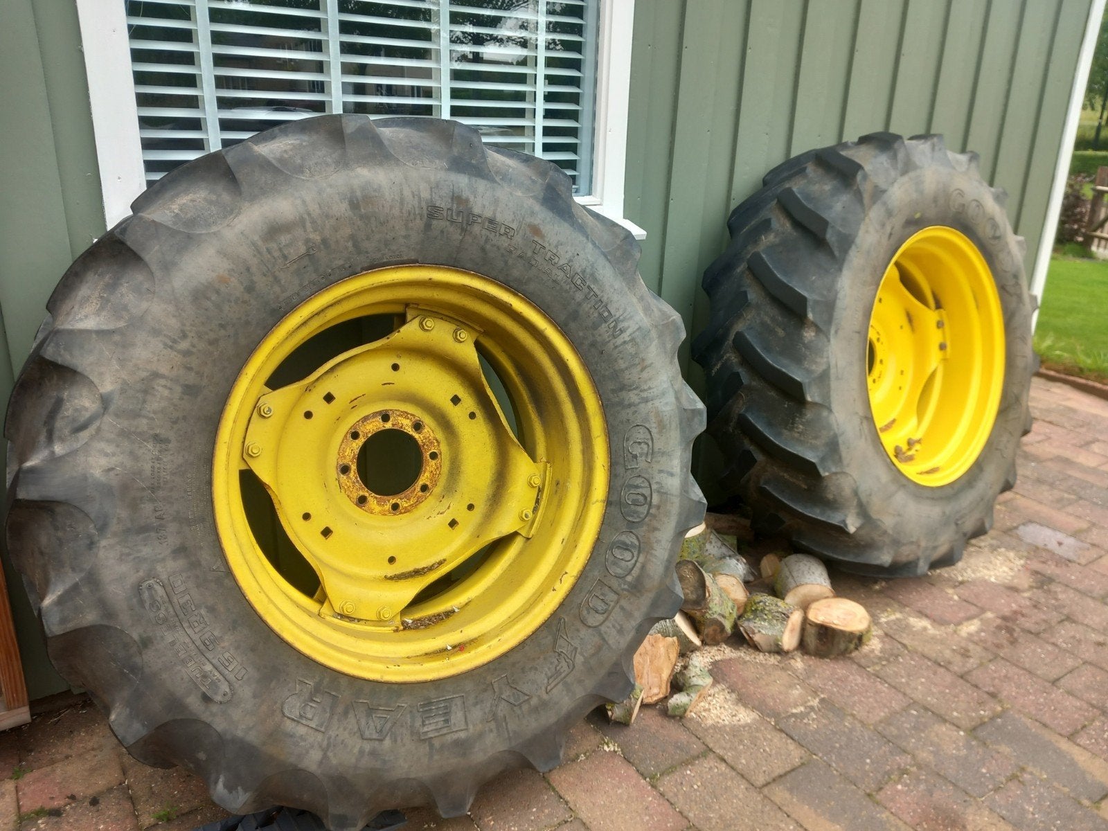 Setje john deere velgen, Ophalen