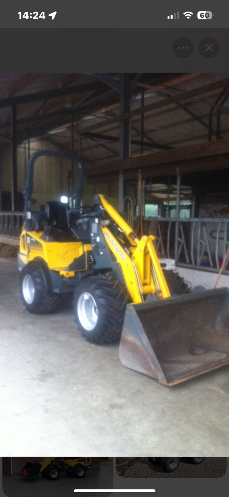 Mini shovel te koop gevraagd, 100 liter of meer, Ophalen, Transportkar