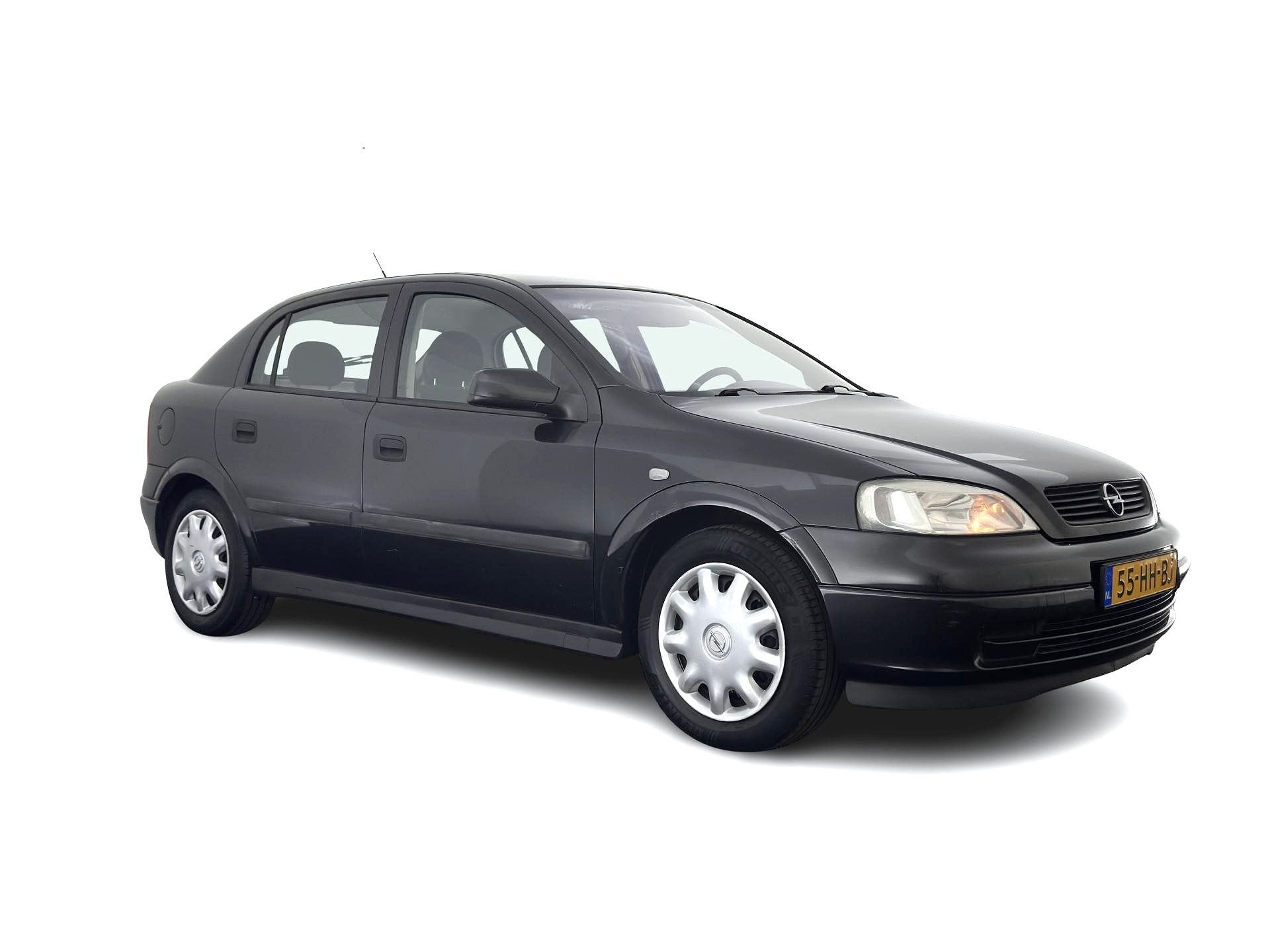 Opel Astra 1.6 Pearl *AIRCO | VELOURS | COMFORTSEATS | RADIO, Auto's, Voorwielaandrijving, Zwart, Zwart, Bedrijf
