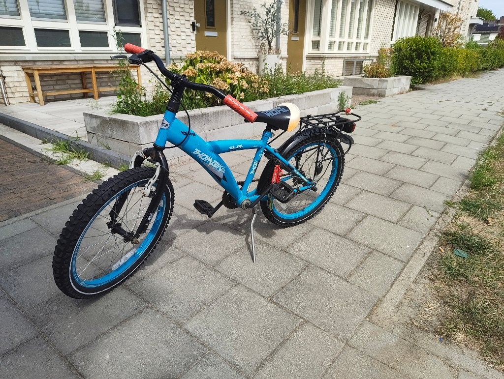 Blauwe jongensfiets - 20 inch, Ophalen, Terugtraprem, Gebruikt, Thombike