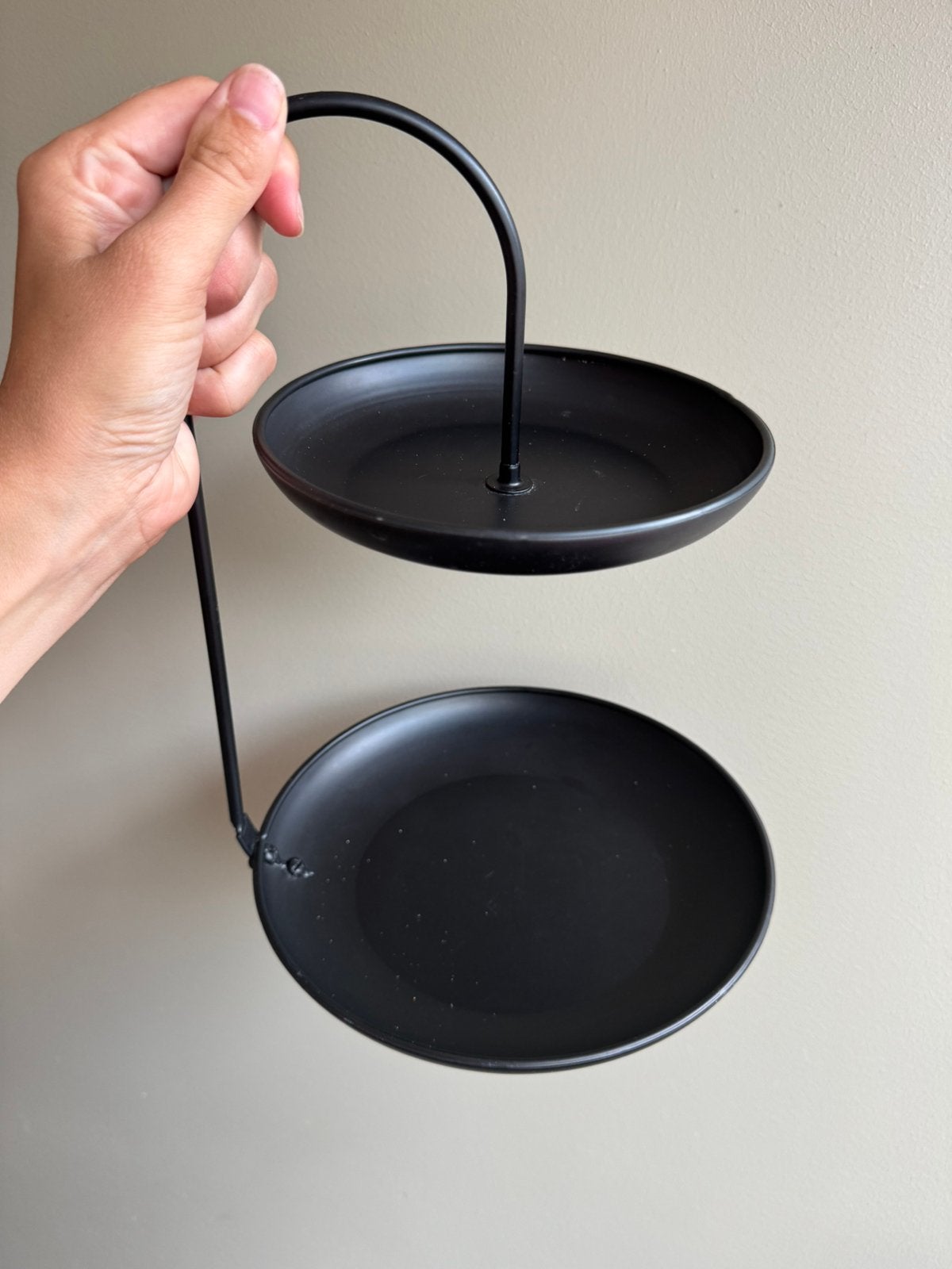 Metalen etagere zwart, Ophalen, Zo goed als nieuw
