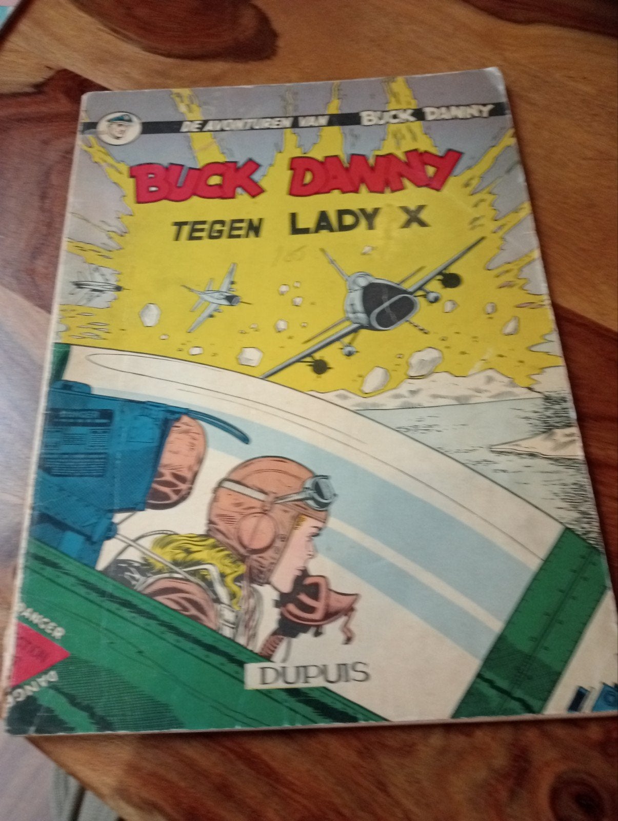 Buck Danny Tegen Lady X - Stripboek 1958 Dupuis, Ophalen of Verzenden
