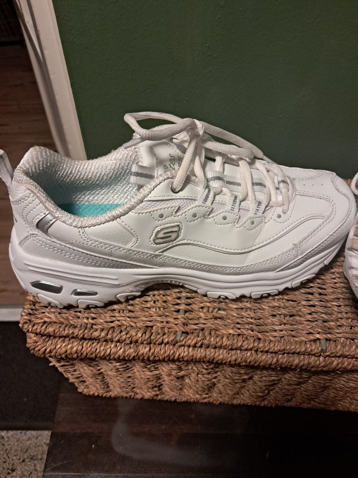 Skechers D'Lites sneakers wit maat 38, Skechers, Wit, Ophalen of Verzenden, Sneakers of Gympen