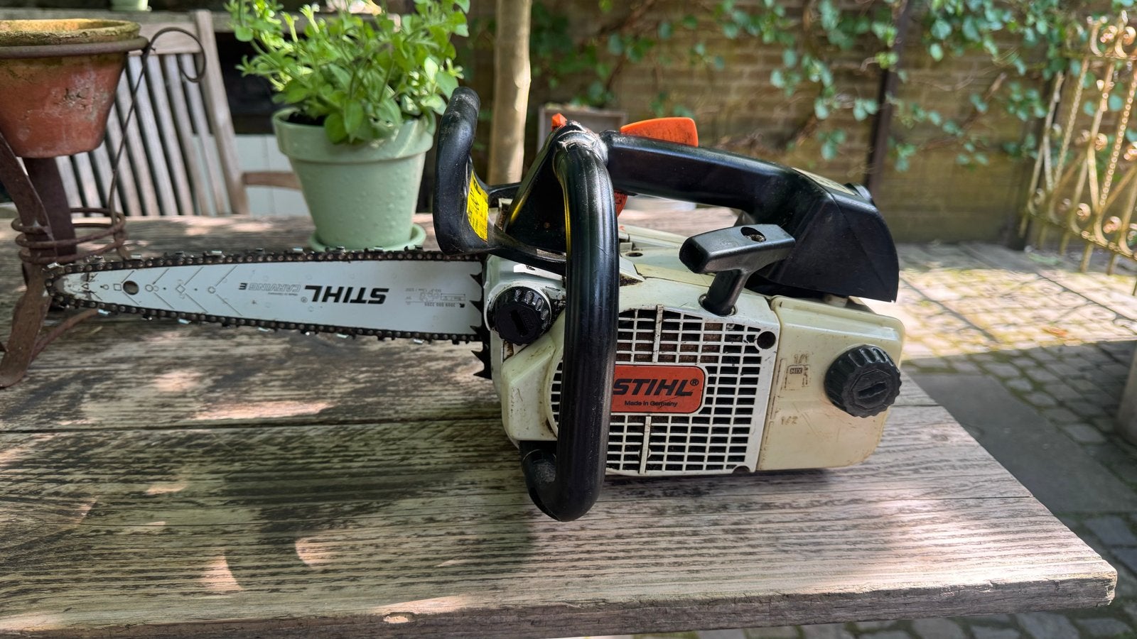Stihl 020T - kettingzaag, Ophalen of Verzenden, Gebruikt, Kettingzaag