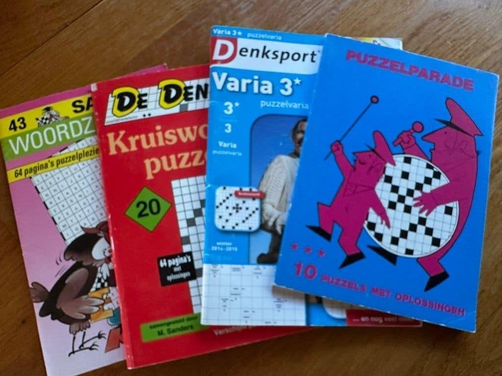 4 puzzel boekjes, Ophalen of Verzenden, Minder dan 500 stukjes, Nieuw