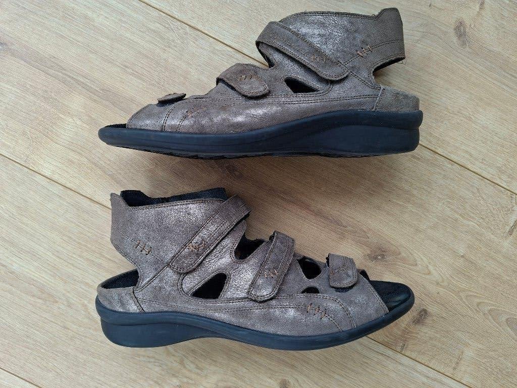 Mooie Durea sandalen maat G 7,5 (41), Kleding | Dames, Schoenen, Durea, Overige kleuren, Zo goed als nieuw, Sandalen of Muiltjes