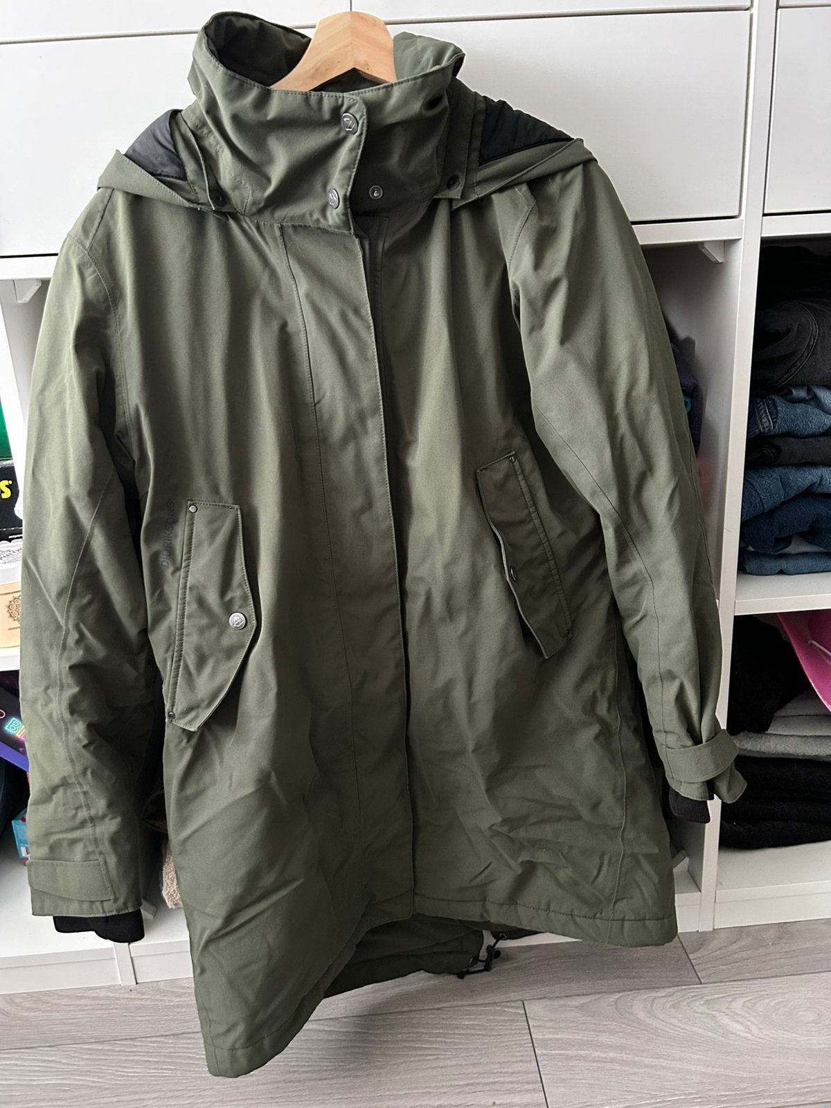 Didriksons dames parka 100% waterproof – maat 42, Ophalen of Verzenden, Nieuw, Maat 42/44 (L), Groen