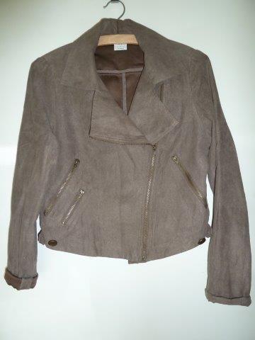 Vero Moda bikerjasje bruin S, Bruin, Ophalen of Verzenden, Zo goed als nieuw, Jasje