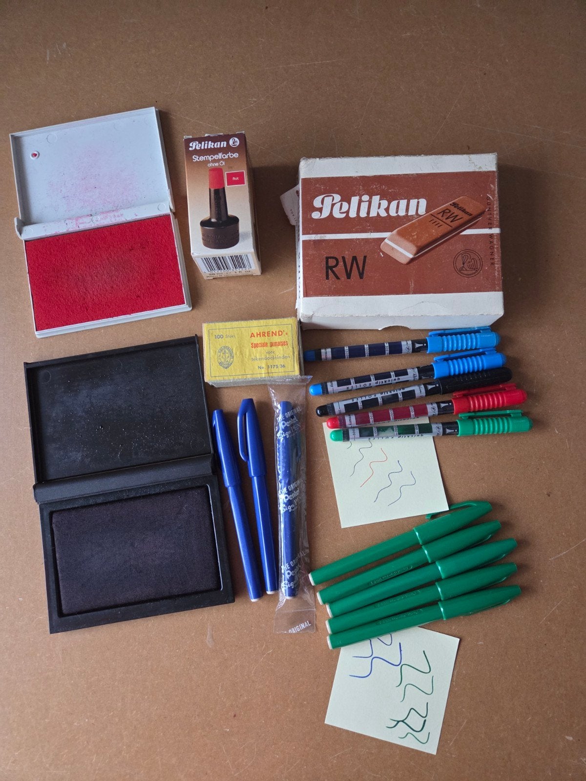 Teken en stempel set, Ophalen of Verzenden, Zo goed als nieuw, Overige typen