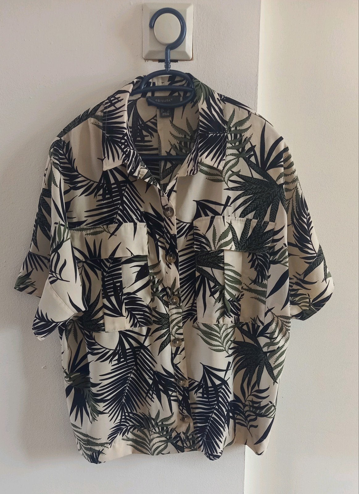 Primark Blouse met Tropische Print, Maat 38/40 (M), Ophalen of Verzenden, Zo goed als nieuw, Meerkleurig