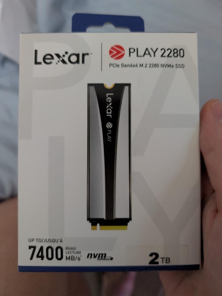 Lexar play 2280 . 2TB SSD PS4 compatible, Computers en Software, Harde schijven, Ophalen, Nieuw, Desktop