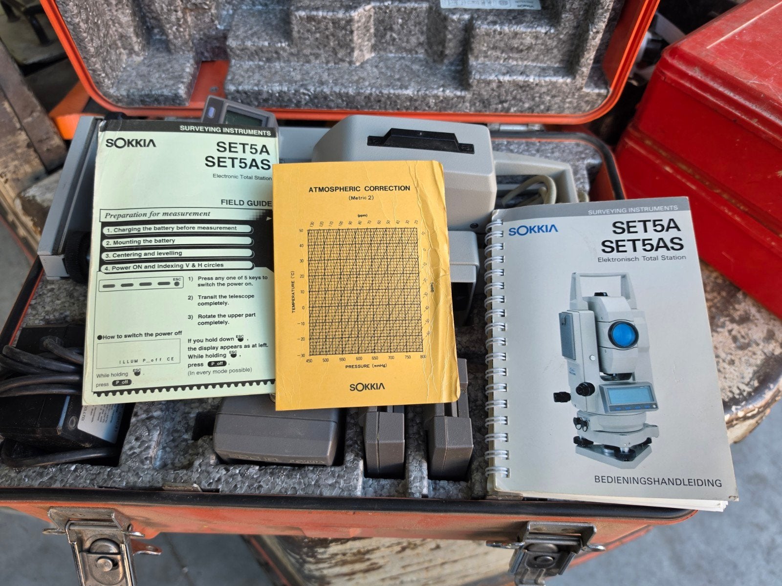 Sokkia SET5A Elektronische Total Station - Meetinstrument, Ophalen of Verzenden