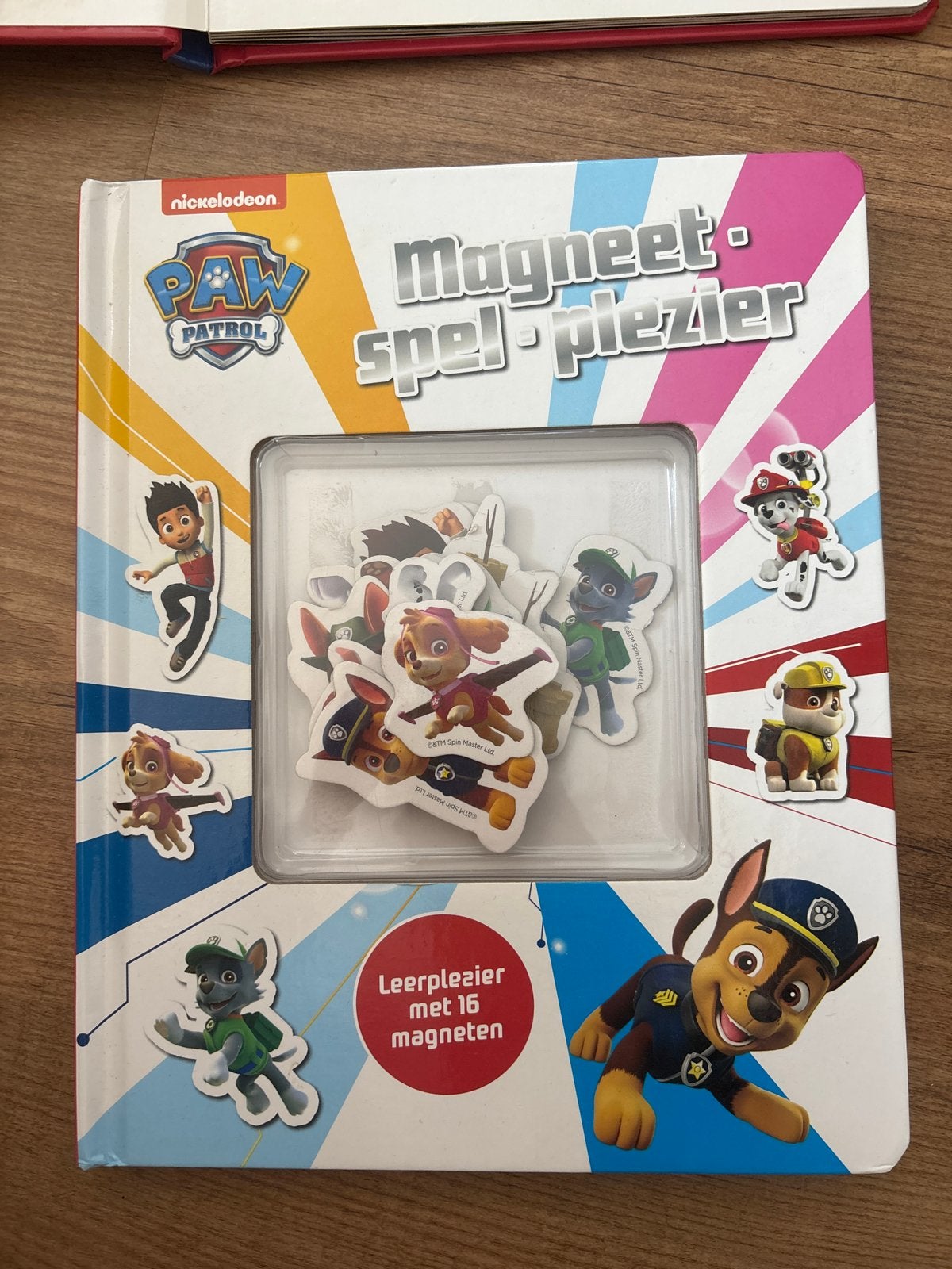 Paw Patrol Magneet Spel Plezier - bevat 14 magneetjes, Ophalen of Verzenden, Gebruikt, Taal en Lezen