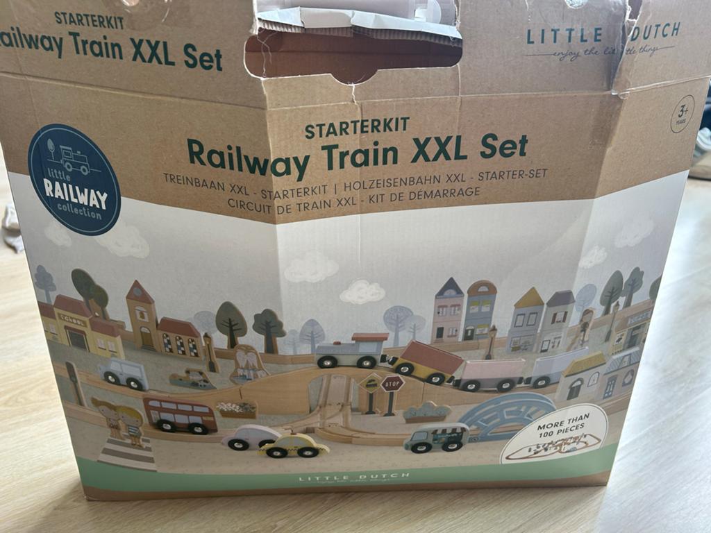 Little Dutch Railway Treinbaan XXL Set, Ophalen, Gebruikt, Jongen of Meisje