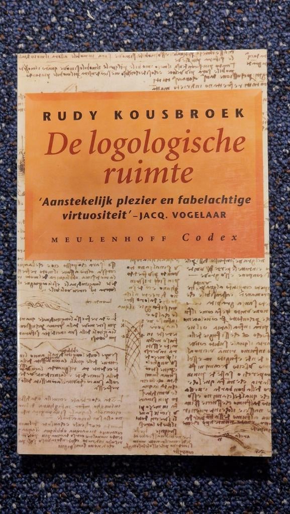 De logologische ruimte - Rudy Kousbroek, Ophalen of Verzenden, Zo goed als nieuw