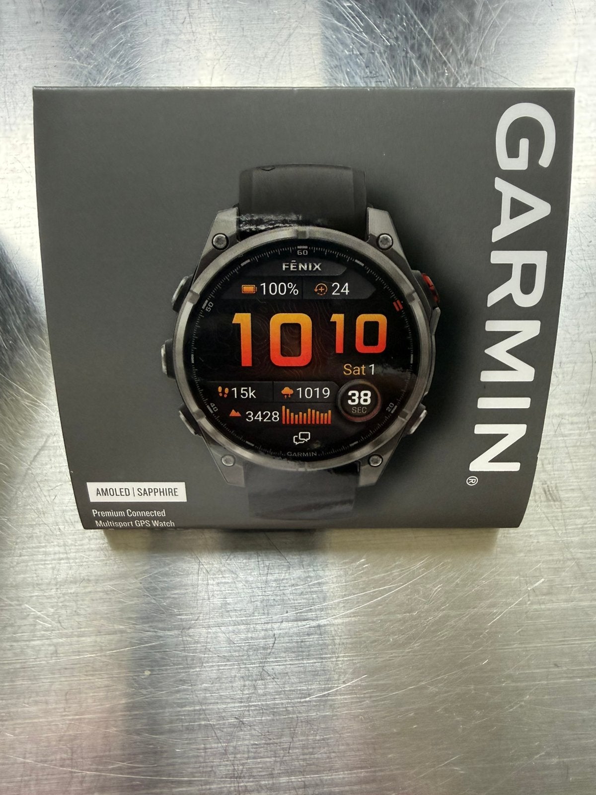 Garmin Fenix 8 pro AMOLED Sapphire 47mm - nieuwstaat, Ophalen, Nieuw, GPS, Android