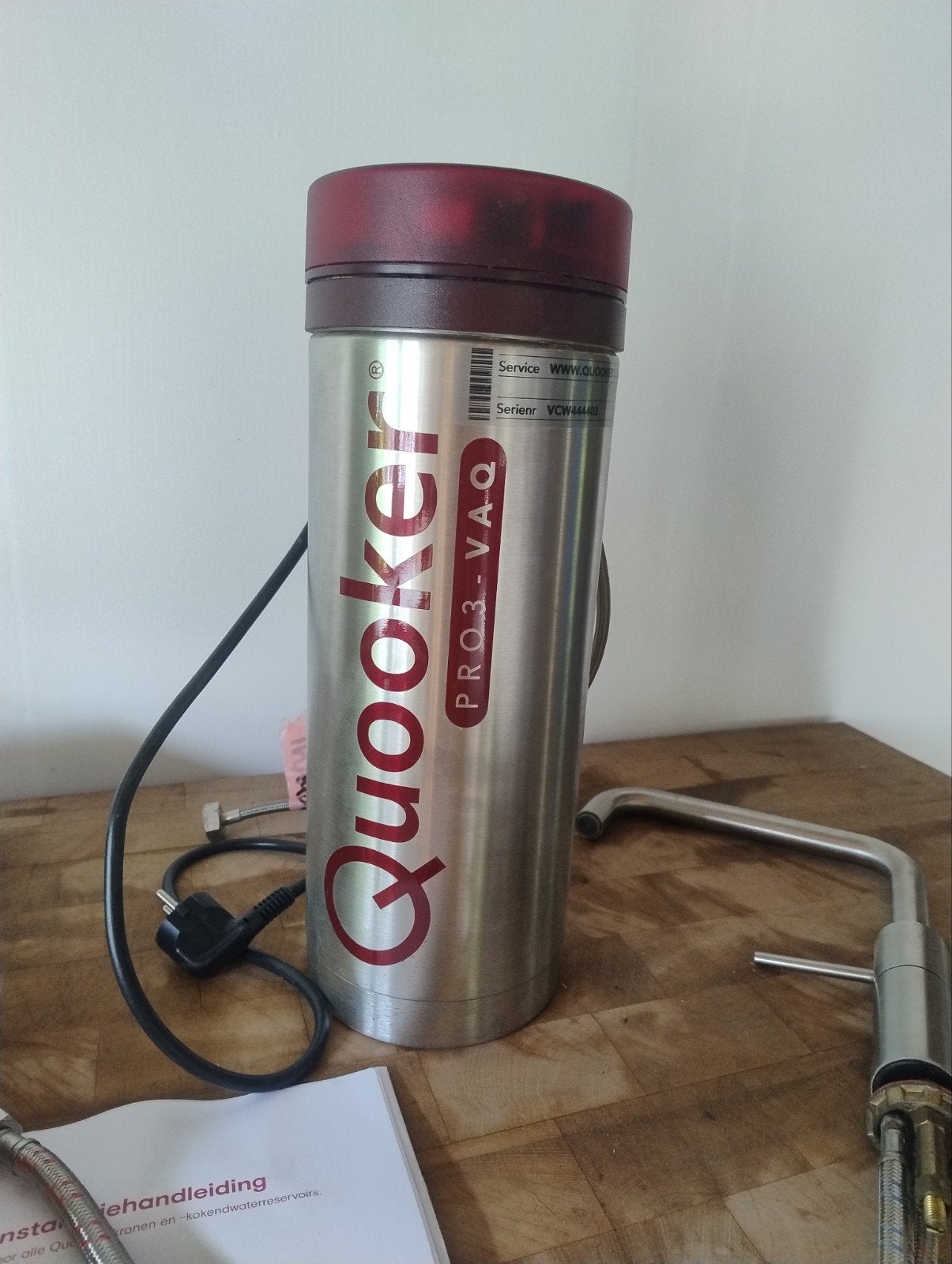 Quooker PRO3-VAQ boiler 3 liter (kraan defect), Ophalen, Gebruikt
