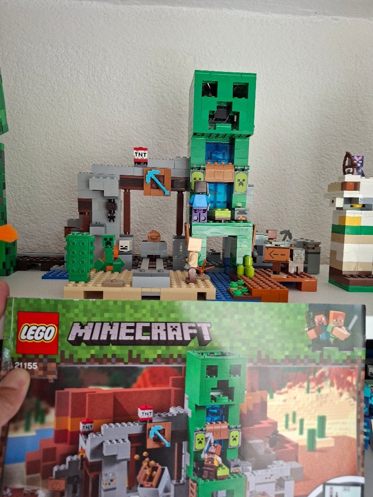 Lego minecraft 21155 De creeper mijn, Minecraft, Lego, Compleet, Ophalen of Verzenden