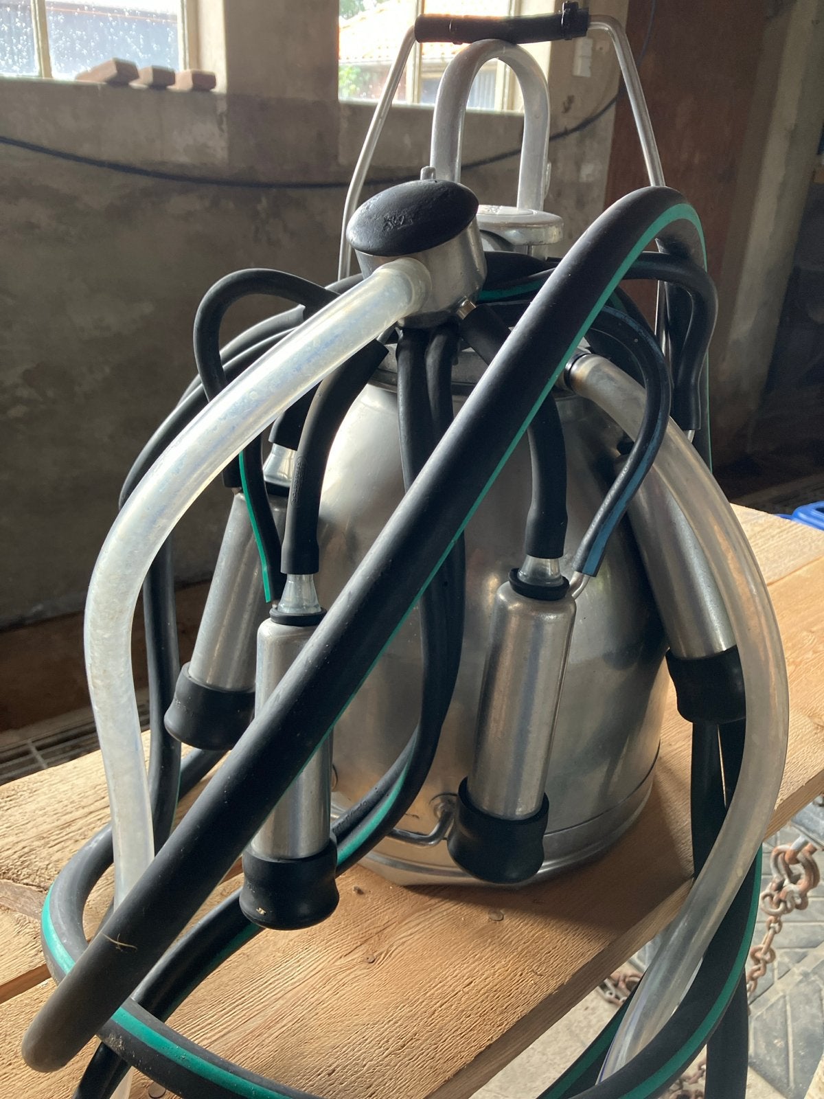 Melkmachine met emmer - Compleet en functioneel, Ophalen of Verzenden