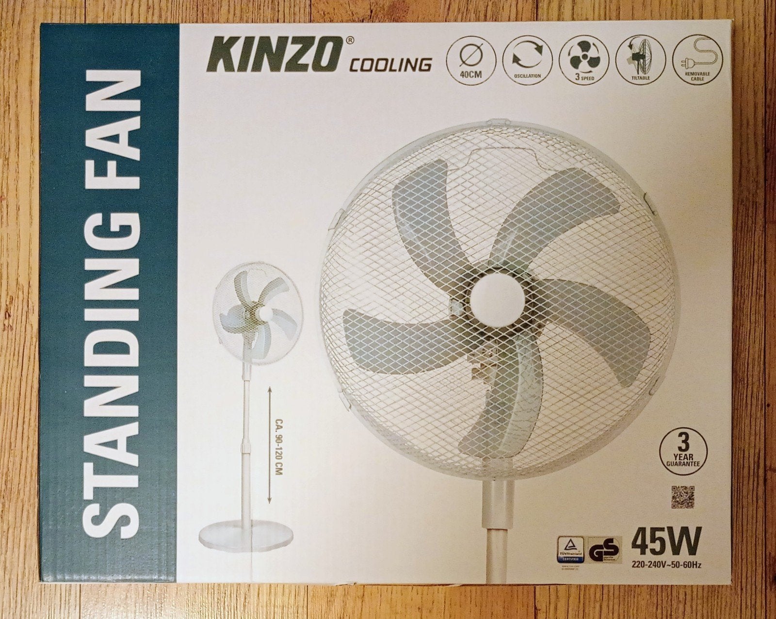 Staande Ventilator (5 Blad) Nieuw, Witgoed en Apparatuur, Ophalen, Nieuw, Statiefventilator