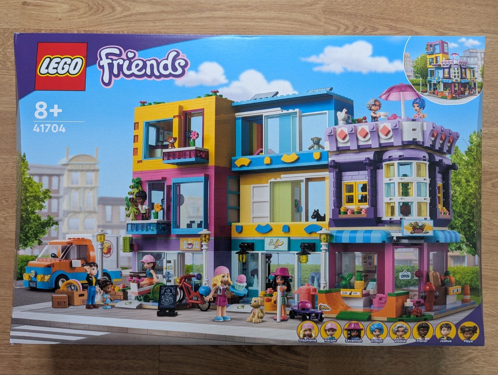 NIEUW Lego Friends hoofdstraatgebouw, hoofdstraat 41704, Lego, Nieuw, Friends, Ophalen of Verzenden