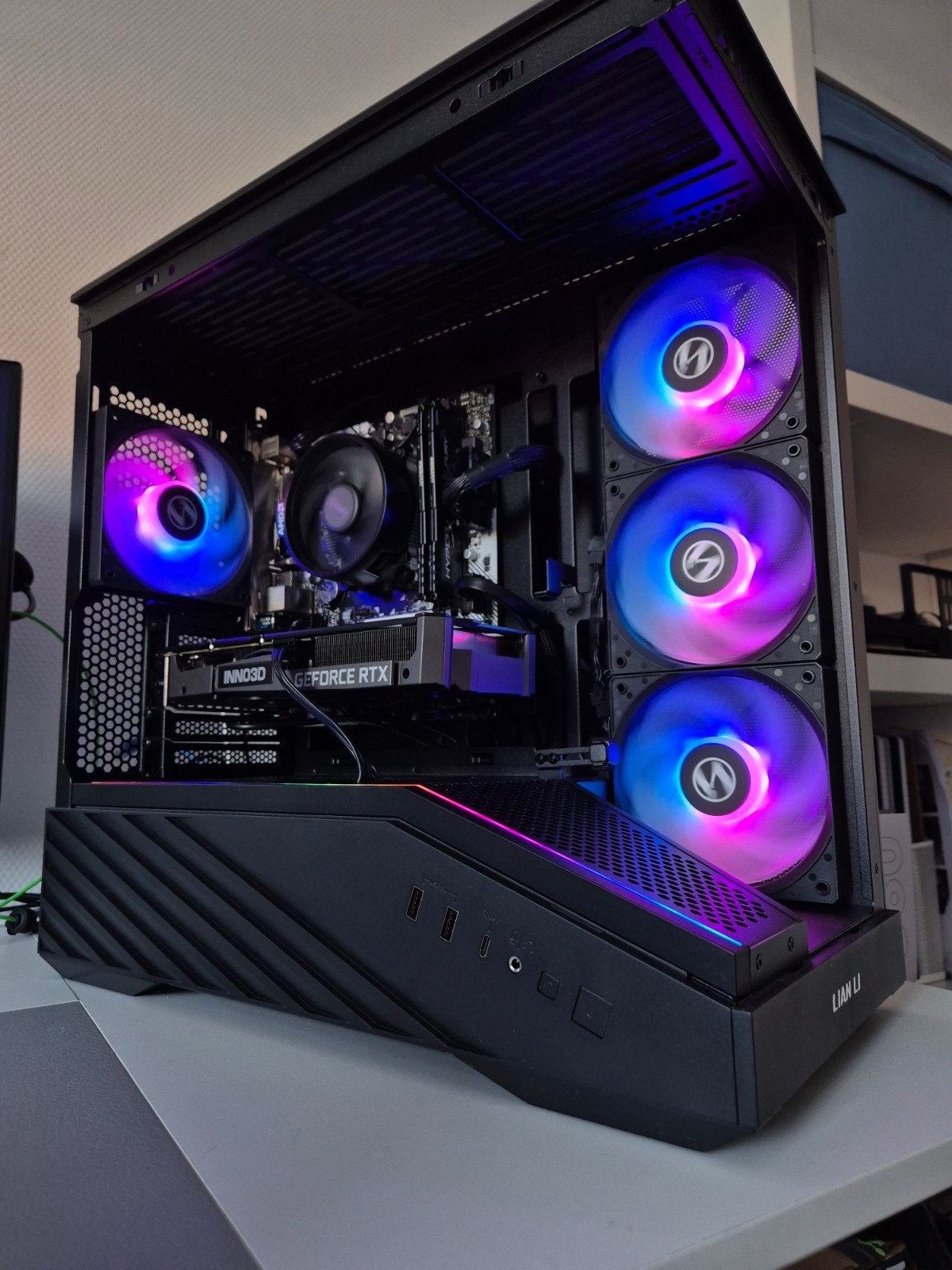 Gaming PC - RTX 3060 , Ryzen 5 2600, 16GB RAM, Computers en Software, Lian Li, Ophalen of Verzenden, Zo goed als nieuw, Gaming