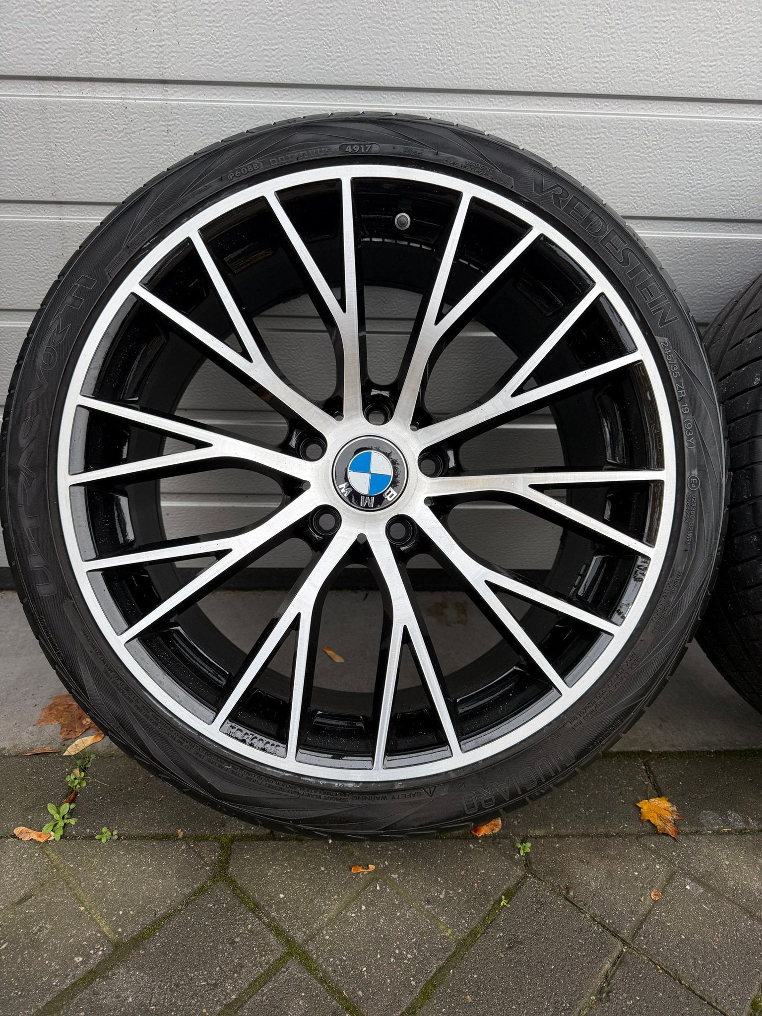19 inch BMW 5 6 serie E60 E61 E63 E65 breedset velgen banden, Auto-onderdelen, 19 inch, -, -, Banden en Velgen