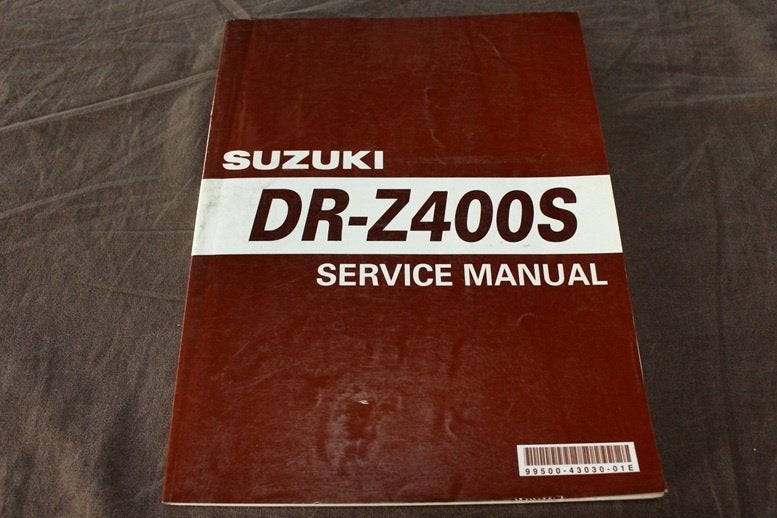 Suzuki DR-Z400 S 2000 motorcycle service manual, Motoren, Ophalen of Verzenden, Suzuki