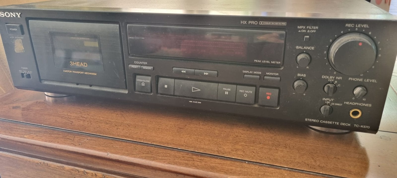 Vintage Sony TC-K70 cassettedeck te koop!, Ophalen, Gebruikt