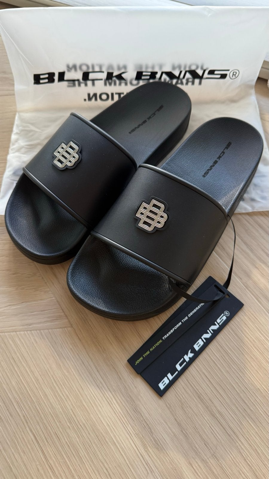 Black Bananas slippers zwart maat 40, Slippers, Zwart, Nieuw, Ophalen of Verzenden