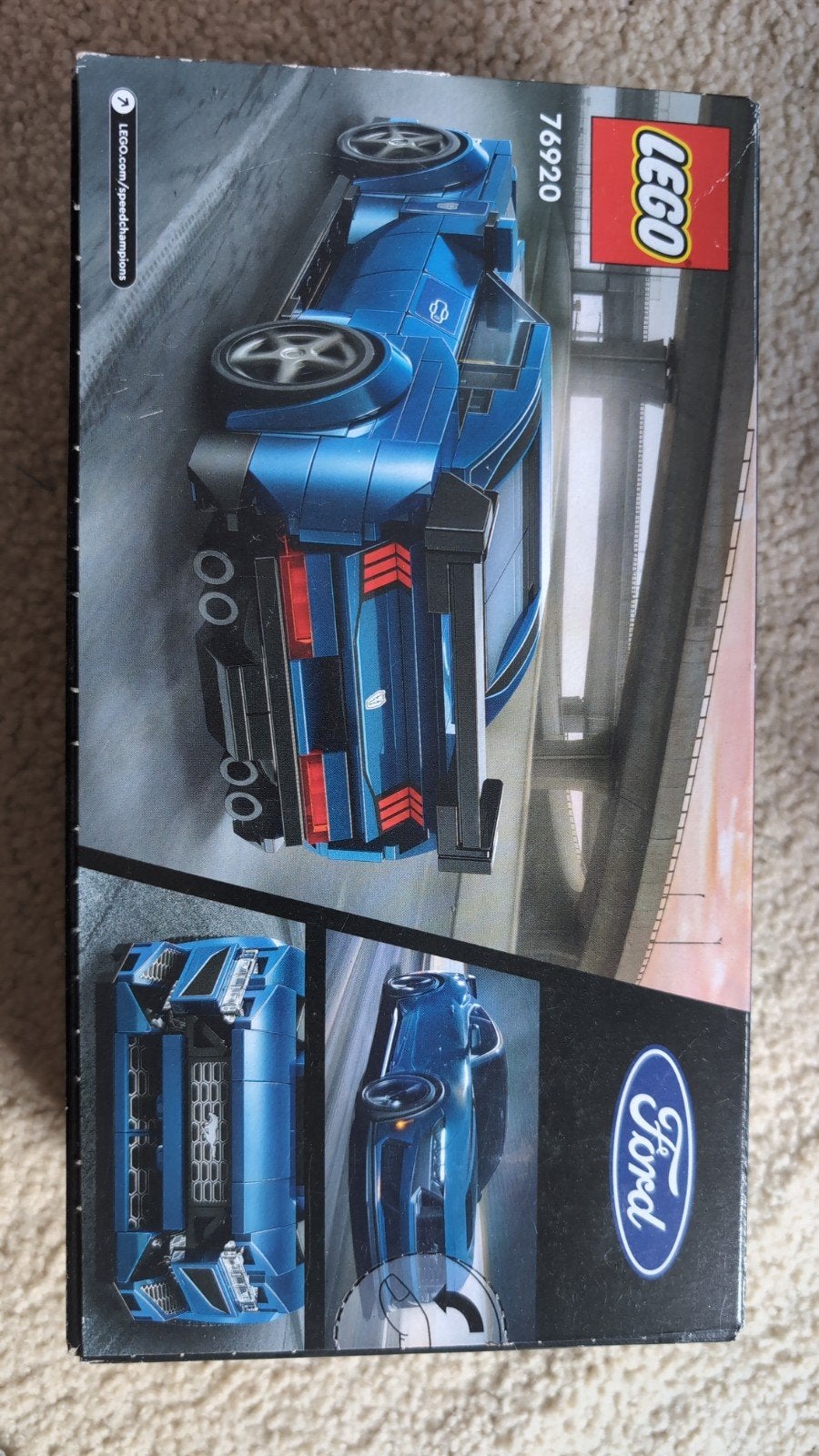 LEGO Speed Champions Ford GT Heritage Edition 76920, Ophalen of Verzenden, Zo goed als nieuw