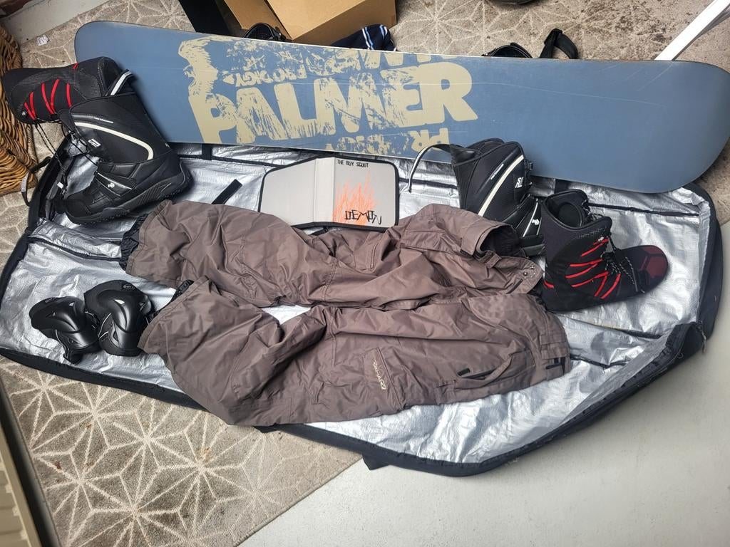 Complete Snowboard Set: Palmer Prodigy, Cinch, Northwave, Ophalen, Zo goed als nieuw, Board