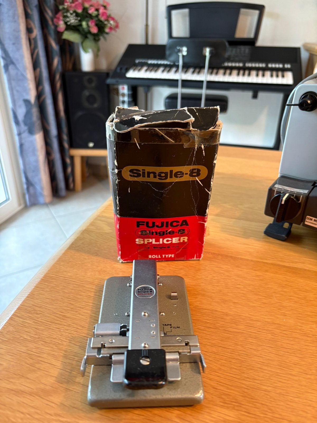 Fujica single 8 banden plakken/snijder, Ophalen, Gebruikt