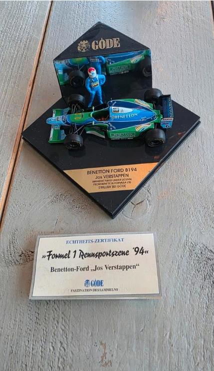 Speciale Jos Verstappen uitvoering met certificaat, Ophalen of Verzenden, Nieuw, Formule 1