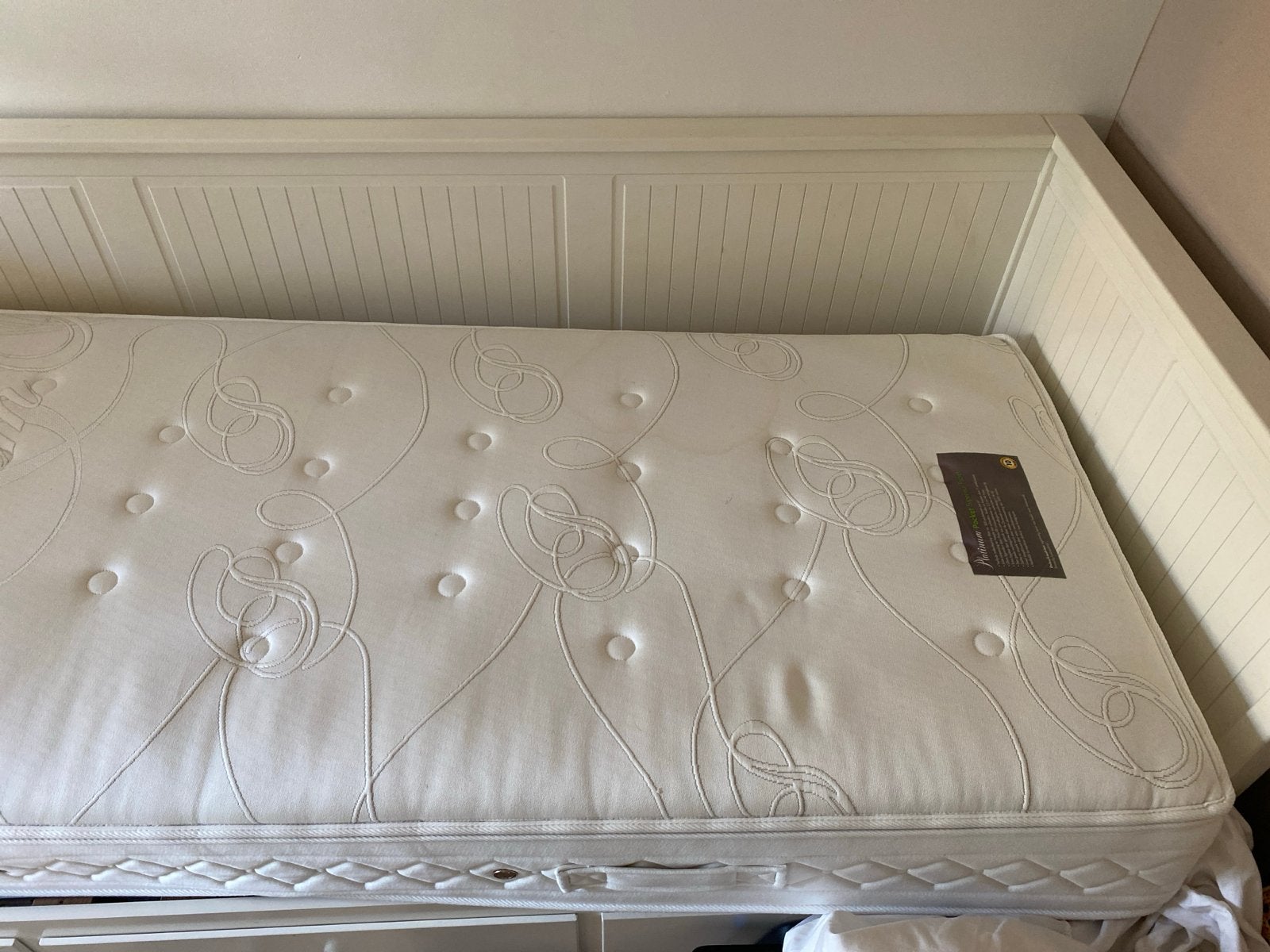Beter Bed Platinum Pocket superior Matras 80x200, Ophalen, Gebruikt, Eenpersoons, 80 cm