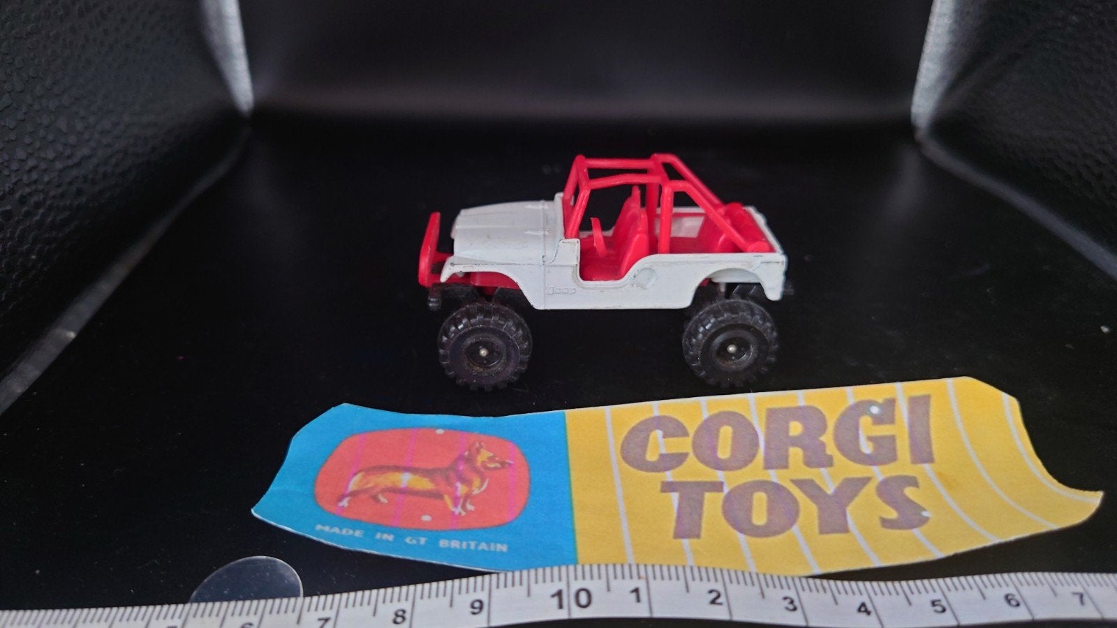 Corgi Juniors Jeep CJ-6 - Vintage Speelgoedauto, Ophalen of Verzenden, Gebruikt, Auto, Corgi