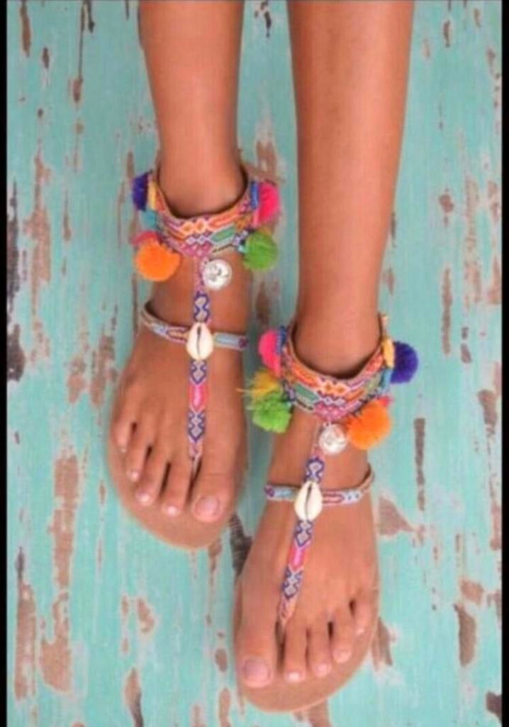 Hot Lava gekleurde slipper / sandaal maat 36 NIEUW, Kleding | Dames, Schoenen, Overige kleuren, Hot Lava, Nieuw, Sandalen of Muiltjes