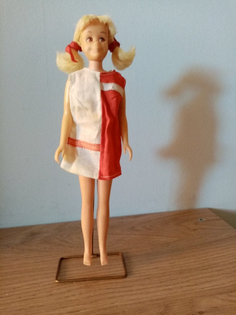 vintage skooter by Mattel gebruikt tot 1965, Ophalen of Verzenden, Zo goed als nieuw, Pop