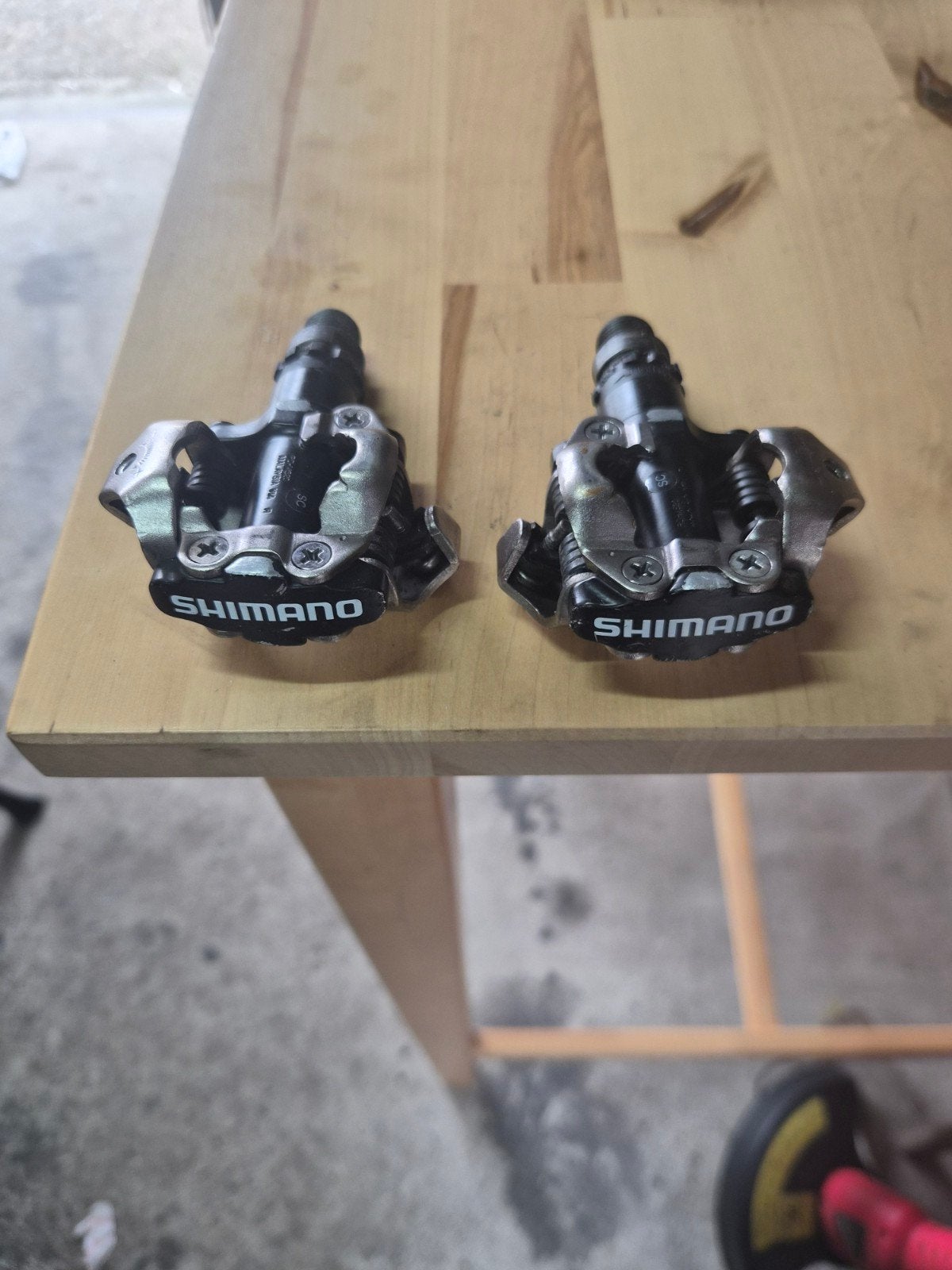 Shimano SPD klikpedalen - Gebruikt, Fietsen en Brommers, Fietsonderdelen, Crankstel of Pedalen, Gebruikt, Racefiets, Ophalen of Verzenden