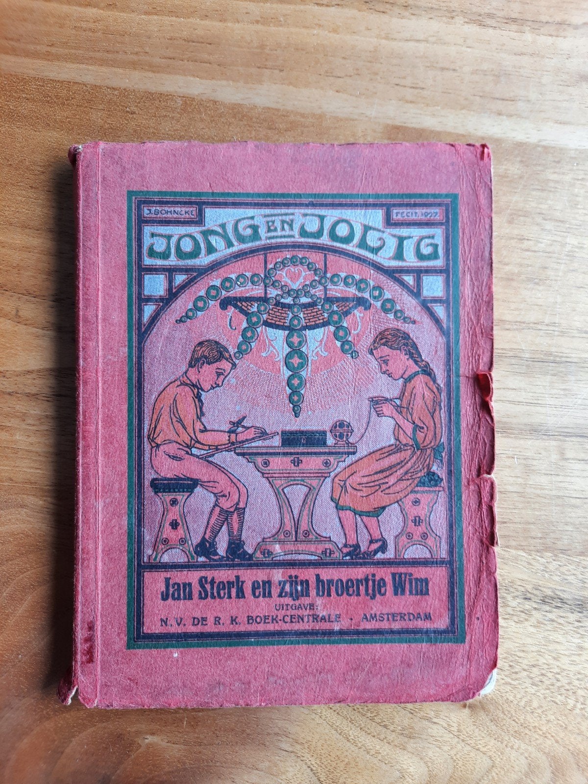 Jan Sterk en zijn broertje Wim 1927, Ophalen of Verzenden