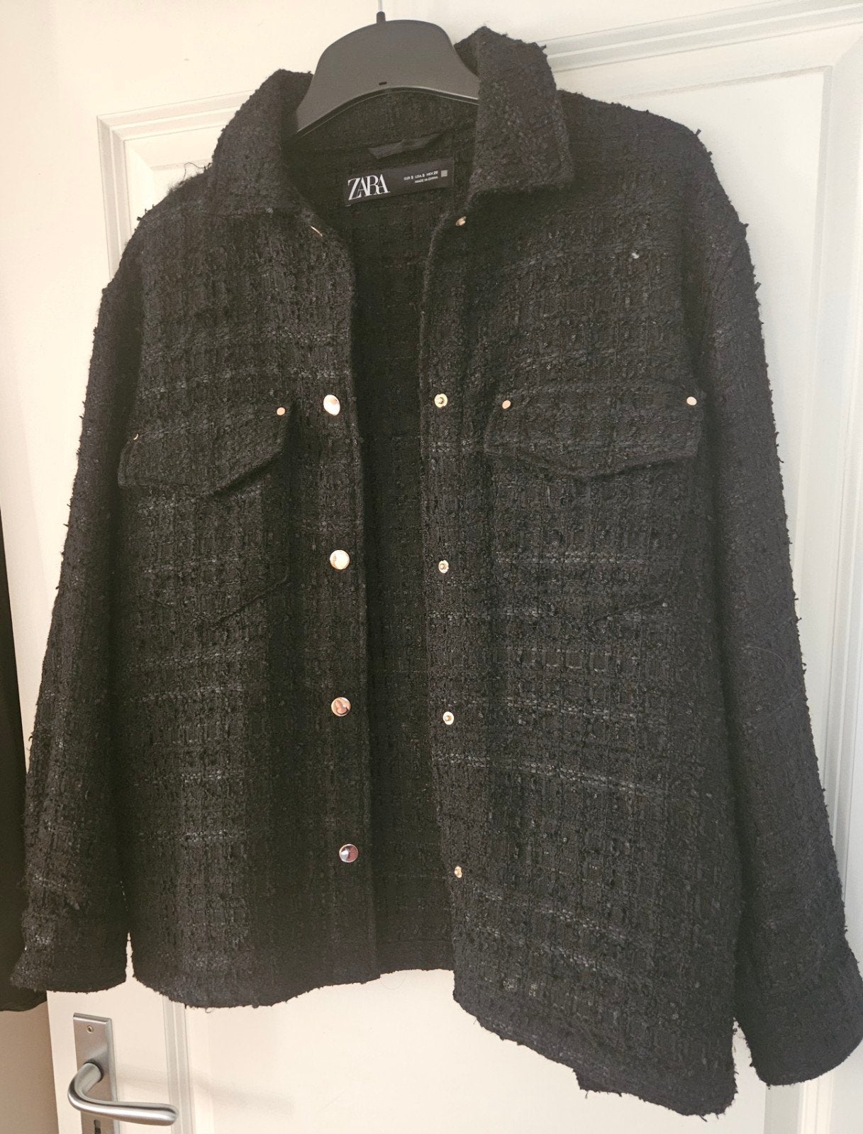 BLOUSE/JASJE MAAT S VAN ZARA, Zara, Ophalen of Verzenden, Zo goed als nieuw, Zwart