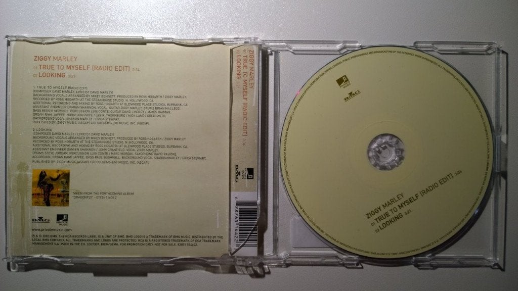 Ziggy Marley - True To Myself (Promo), Cd's en Dvd's, Ophalen of Verzenden, Zo goed als nieuw, Reggae en Ska