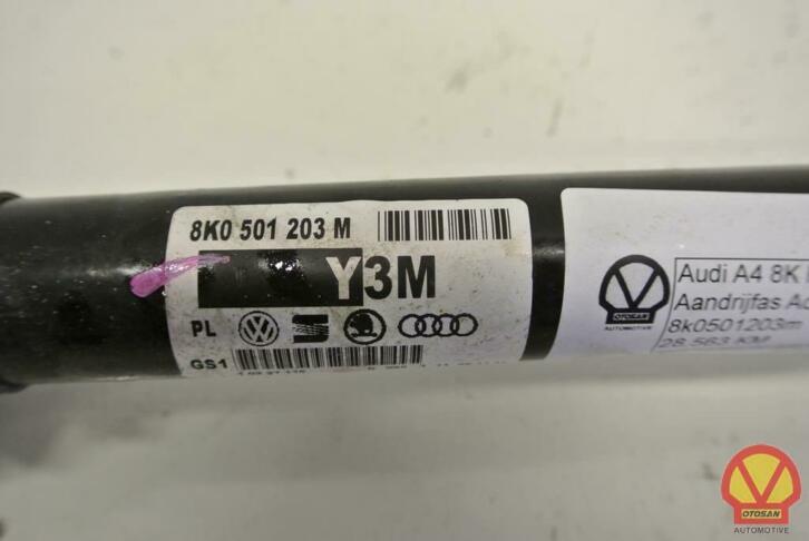 audi a4 8k aandrijfas achter 8k0501203m, Auto-onderdelen, Gebruikt, AUDI AG, Auto-Union-Strasse 1
85045  Ingolstadt, DE, Kundenbetreuung@audi.de