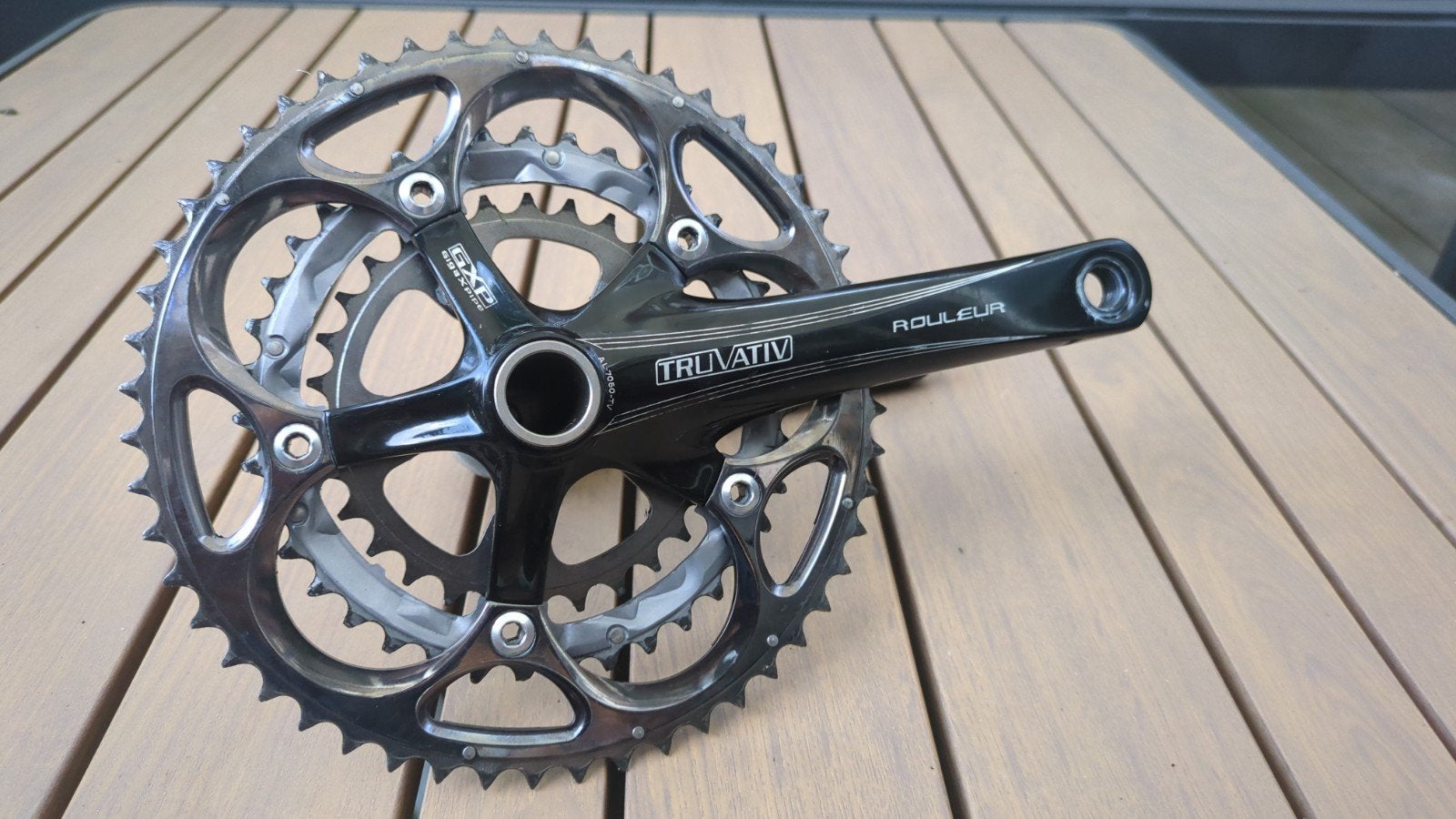 Truvativ Rouleur Crankstel met GXP trapas, Crankstel of Pedalen, Gebruikt, Ophalen of Verzenden, Racefiets