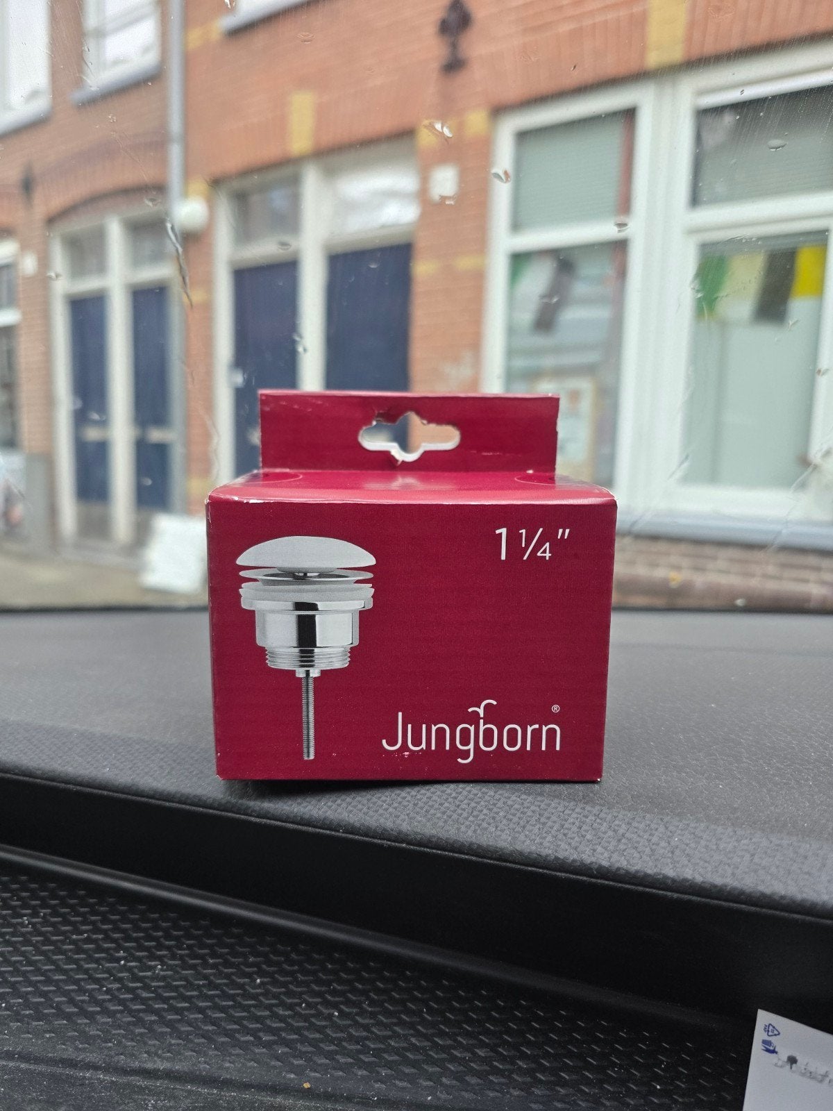 Witte klikplug 1 1/4" - Nieuw in originele doos, Verzenden, Nieuw