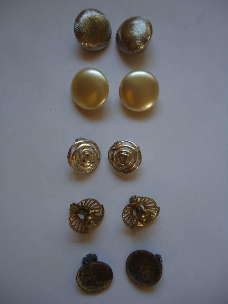 11 paar vintage oorbellen, Ophalen of Verzenden, Persoonlijke verzorging