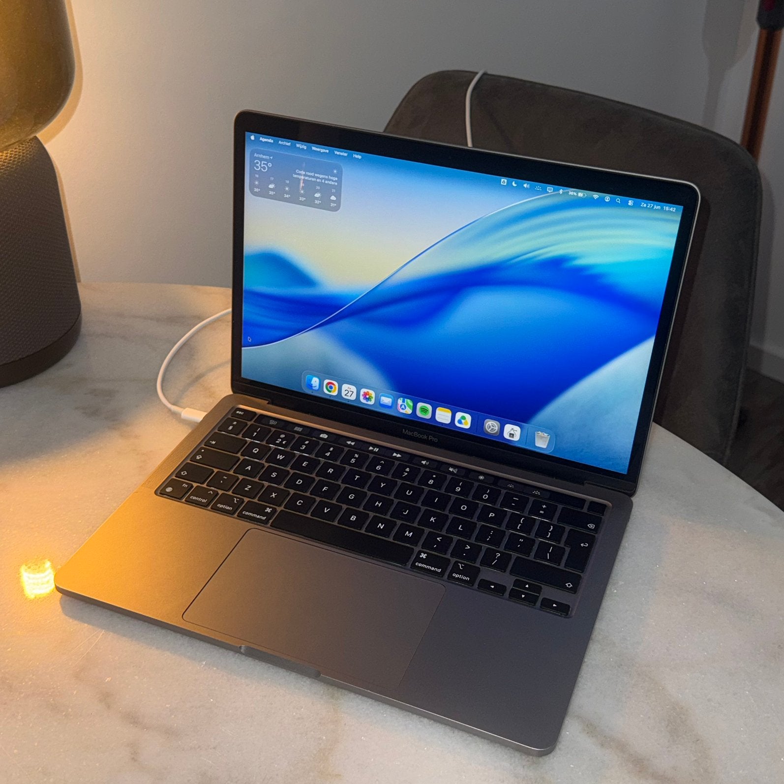 MacBook Pro 13” M1 (2020) Spacegrey | 8GB | 256GB, Computers en Software, Apple Macbooks, 256 GB, Qwerty, 8 GB, 13 inch